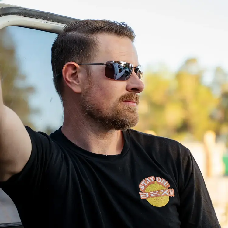 BEX Sunglasses Fynnland XL OTG Black/Brown/Silver