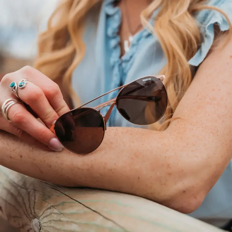 BEX Sunglasses Demi OTG Rose Gold/Brown