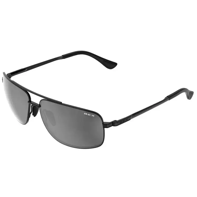 BEX Sunglasses Gambit Polished Black/Gray/Silver
