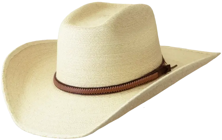 SunBody Hats 4" Boxtop Soft  Mexican Palm Leaf
