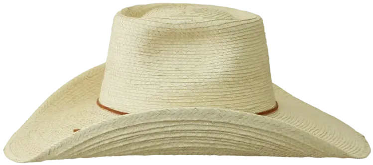 SunBody Hats 4.5" Oak Colored Palm Leaf Reata III