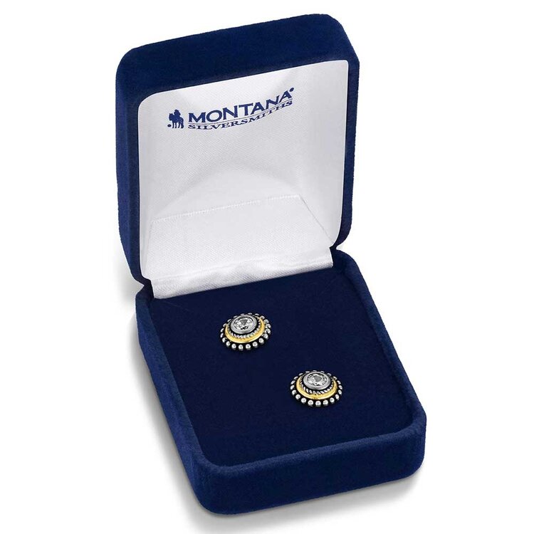 Montana Silversmiths Sharpshooter Post Earrings