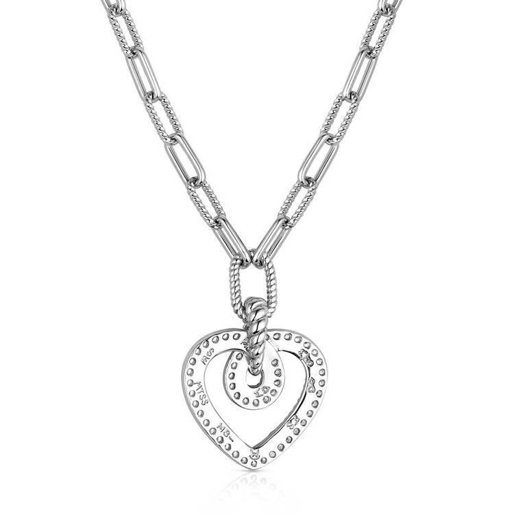 Montana Silversmiths Heart of Radiance Crystal Necklace