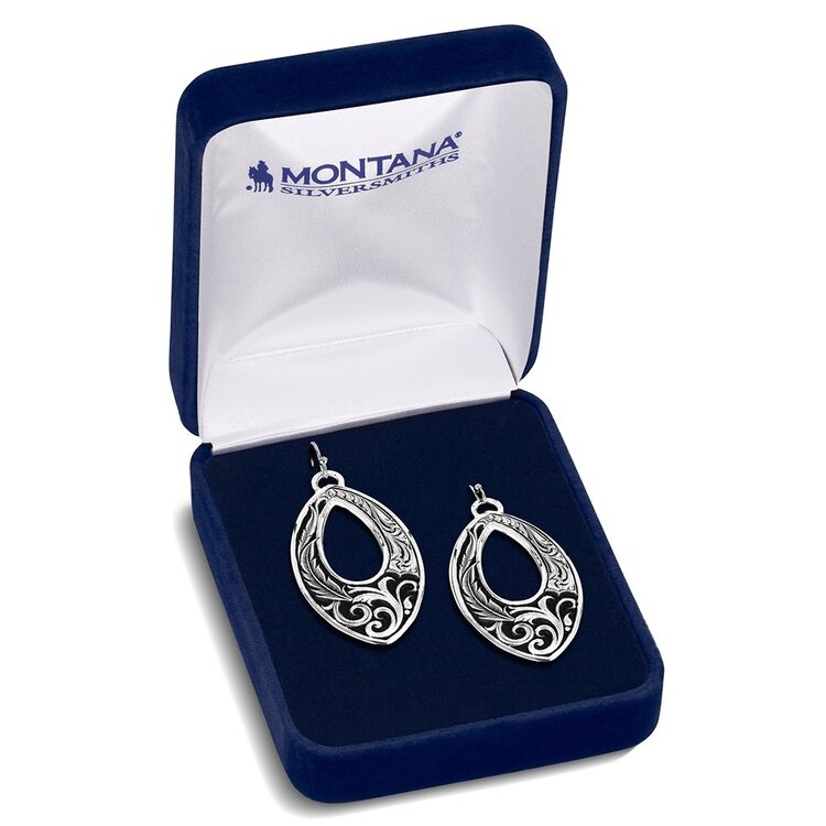 Montana Silversmiths Shadow & Shine American Made Dangle Earrings