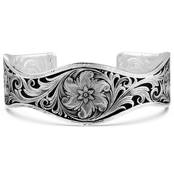Montana Silversmiths Desert Marigold Floral Cuff Bracelet