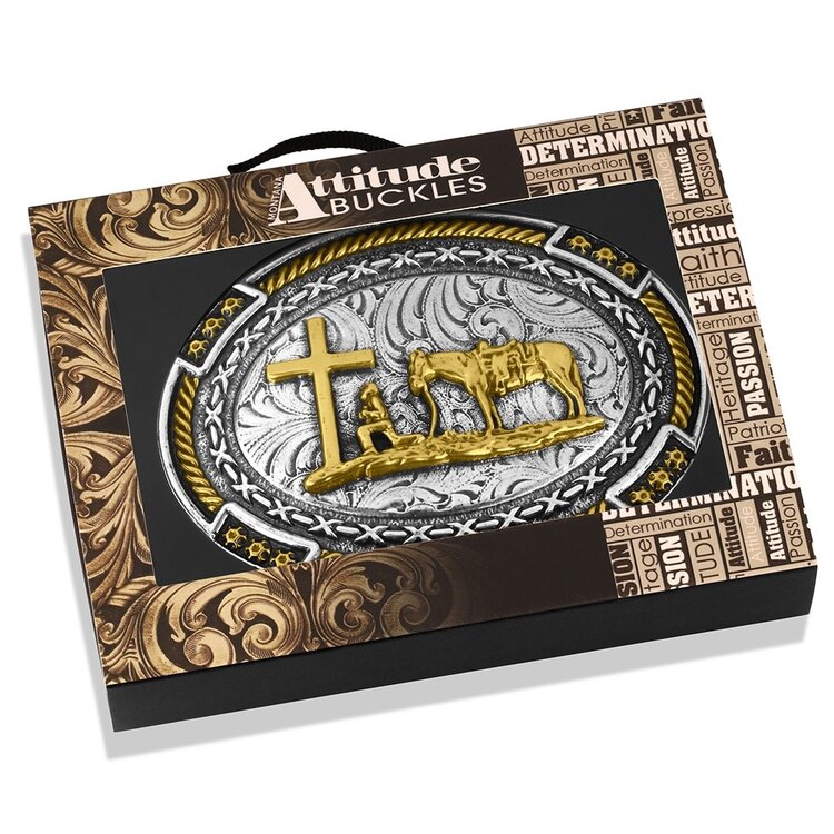 Attitude Cowboy Credence Buckle