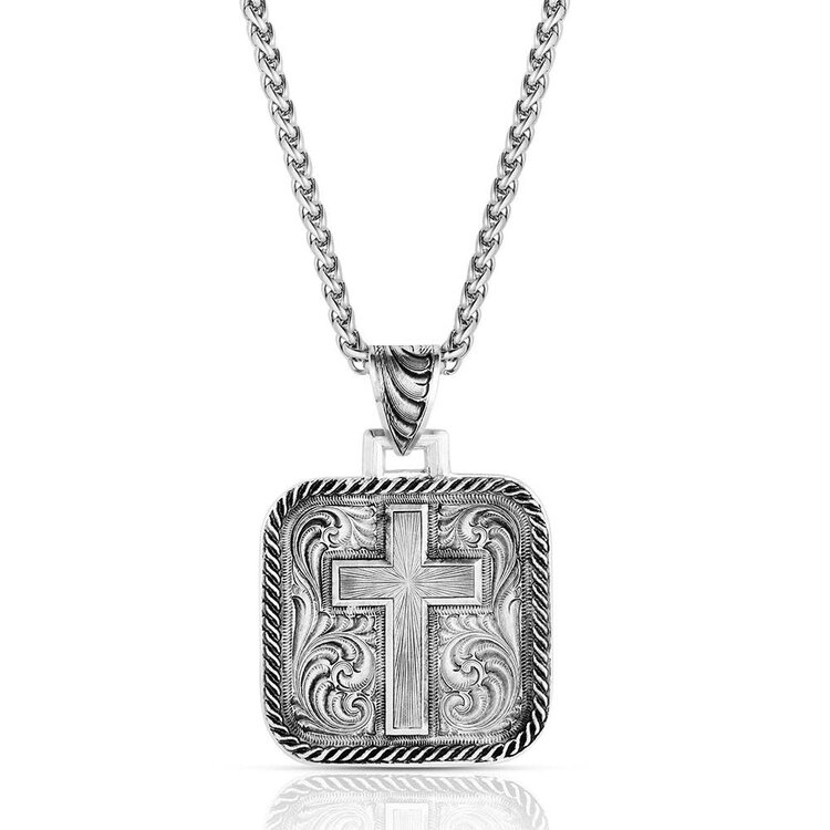 Montana Silversmiths Ironwood Cross Necklace