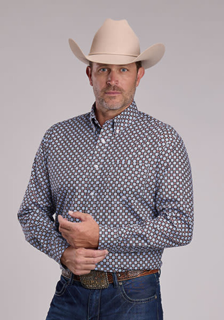 Roper Baseball Foulard Black Snap