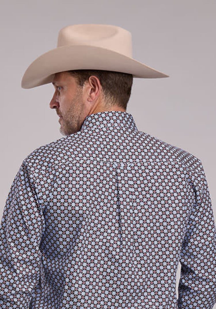 Roper Baseball Foulard Black Snap