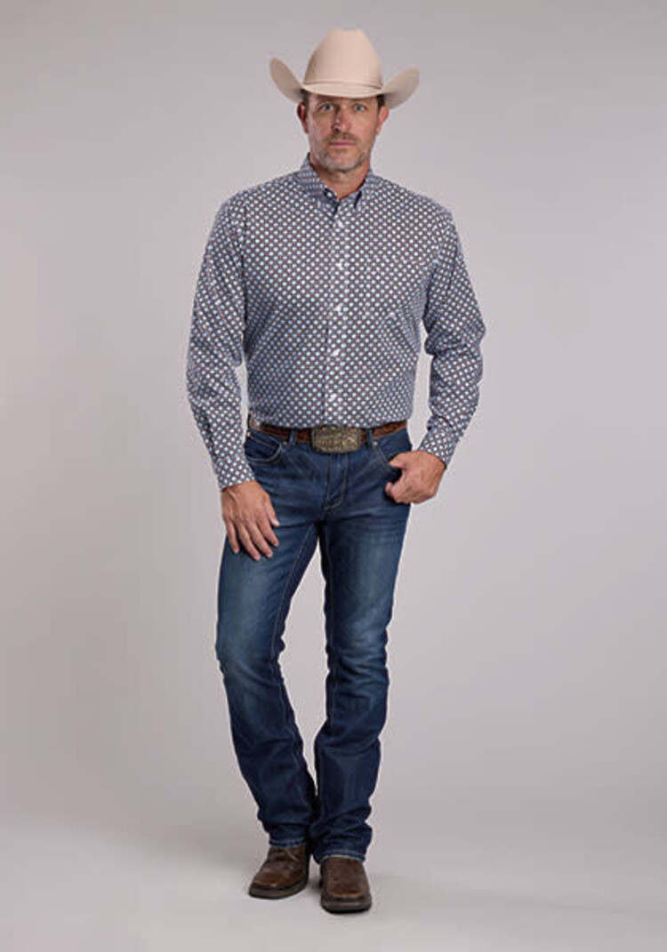 Roper Baseball Foulard Black Snap