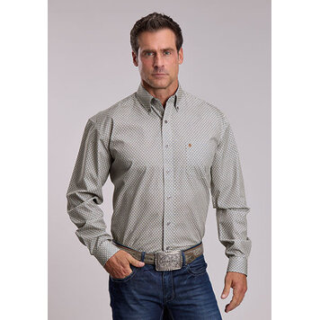 Stetson Running Diamonds Button Down