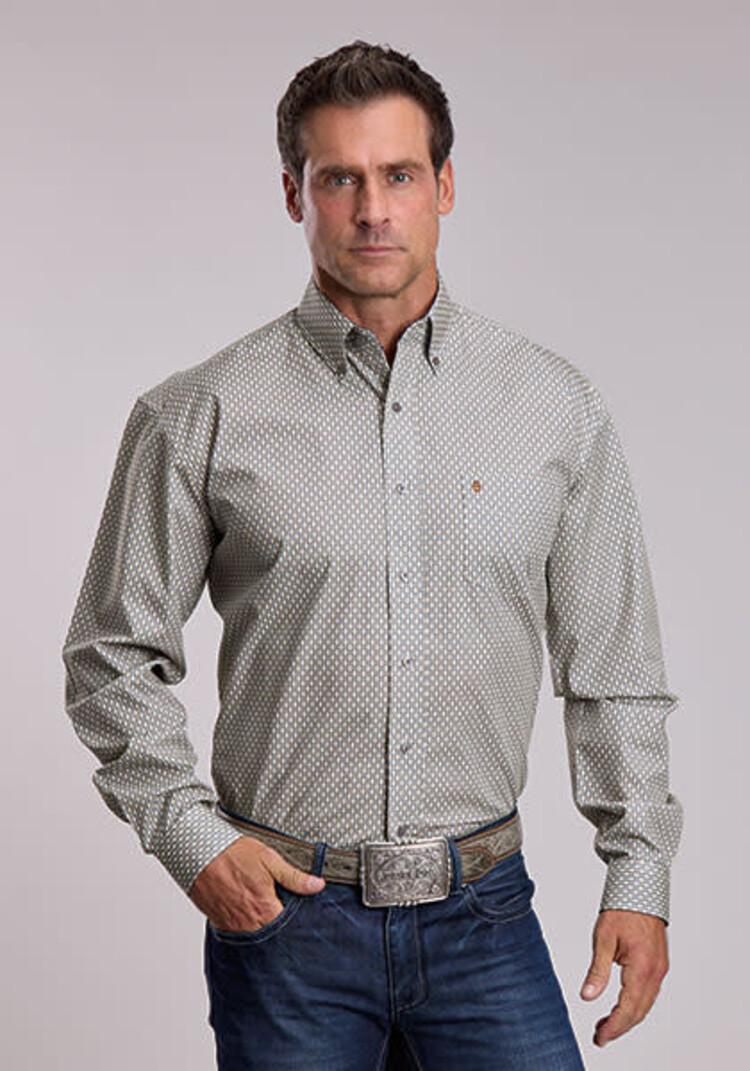 Stetson Running Diamonds Button Down