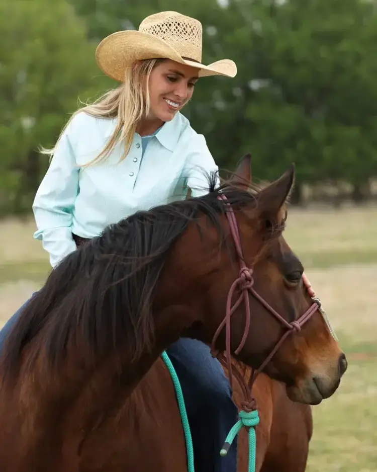 Cinch Arenaflex Hybrid Shirt Light Blue
