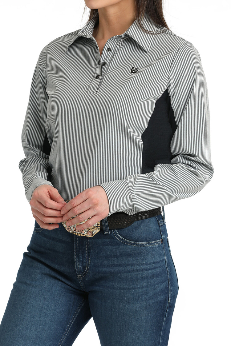 Cinch Arenaflex Hybrid Black White Stripe