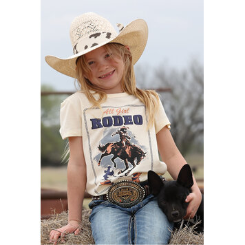 Cruel Denim Youth All Girl Rodeo Tee Cream