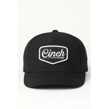Cinch Trucker Cap Black Woven Patch