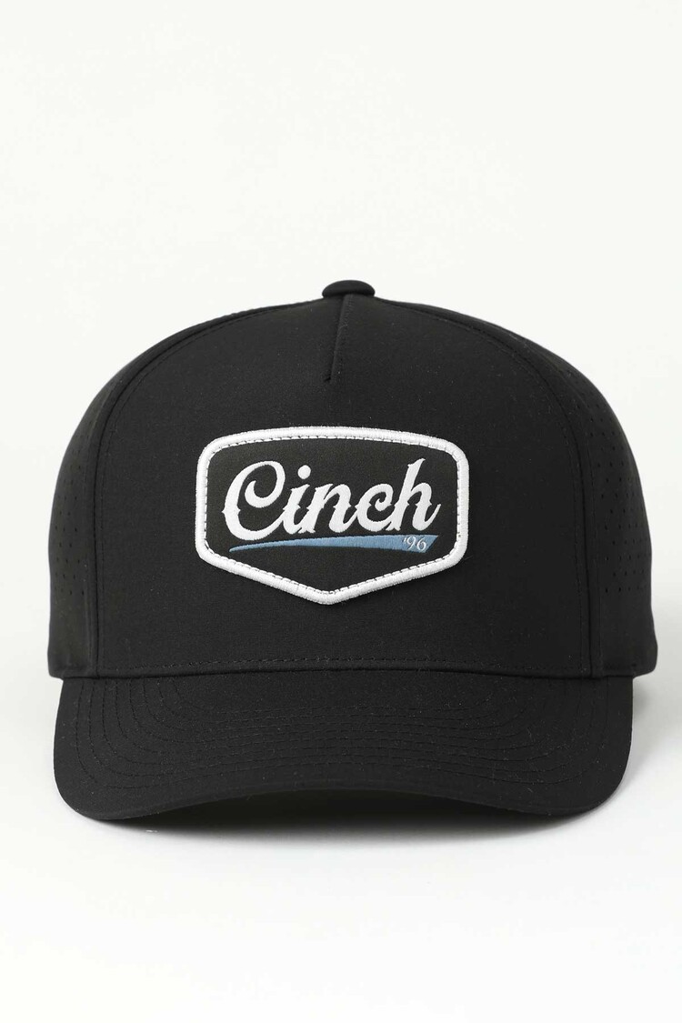 Cinch Trucker Cap Black Woven Patch