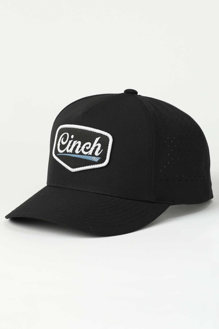 Cinch Trucker Cap Black Woven Patch