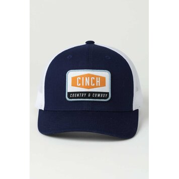 Cinch Trucker Cap Royal Blue Patch