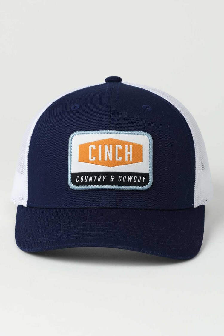 Cinch Trucker Cap Royal Blue Patch