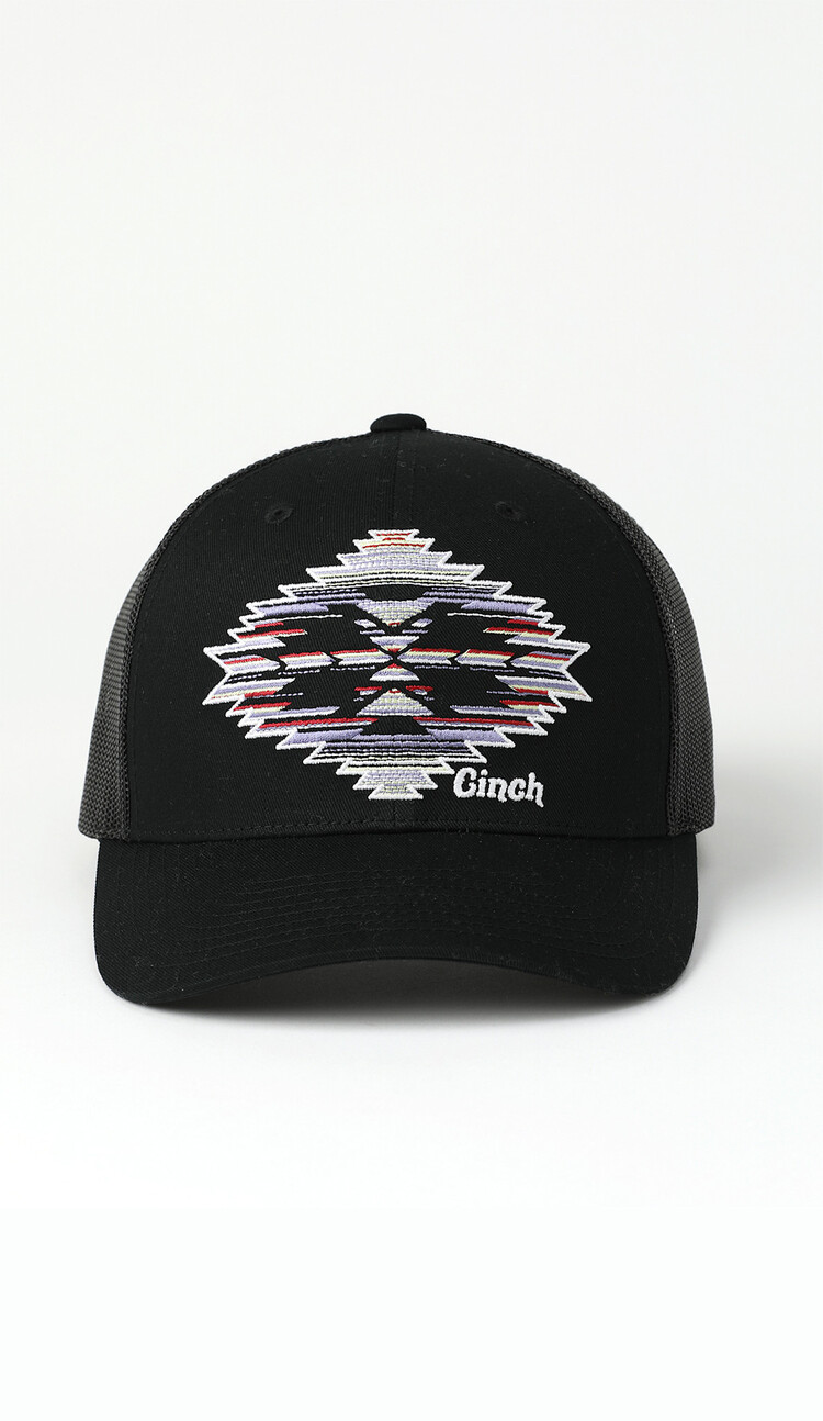 Cinch Aztec Embroidered Cap Black