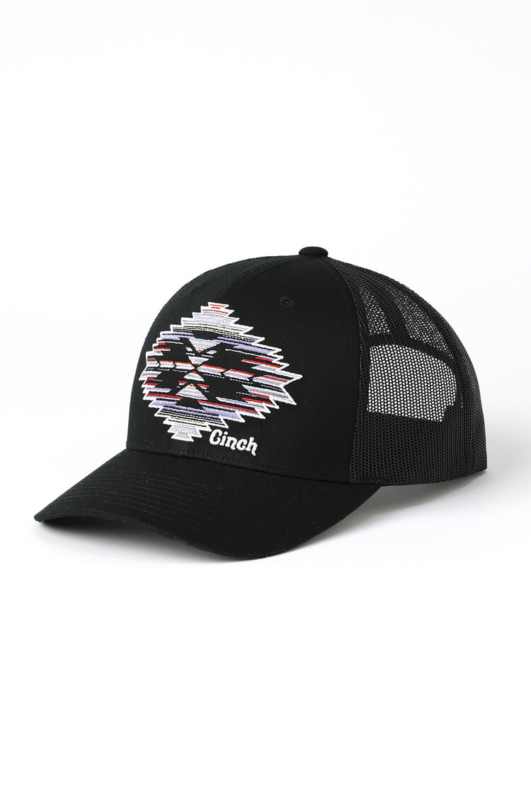 Cinch Aztec Embroidered Cap Black
