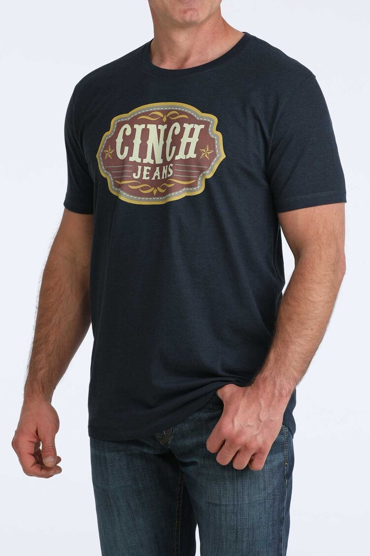 Cinch Graphic Tee Navy Blue