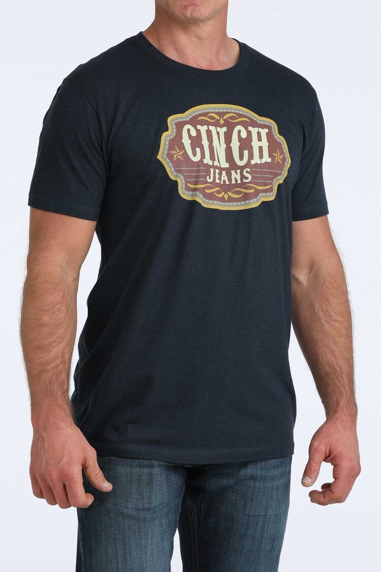 Cinch Graphic Tee Navy Blue