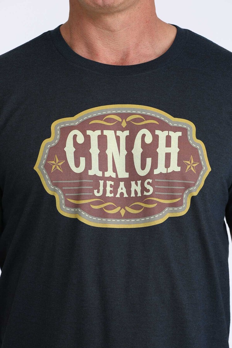 Cinch Graphic Tee Navy Blue