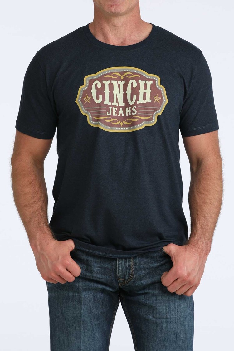 Cinch Graphic Tee Navy Blue