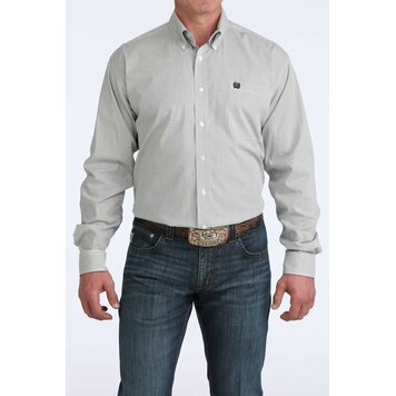 Cinch Classic White Plaid Button Down