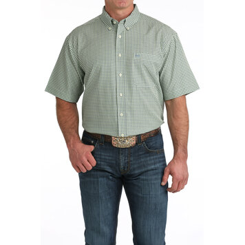 Cinch Arenaflex Green Design Button Down