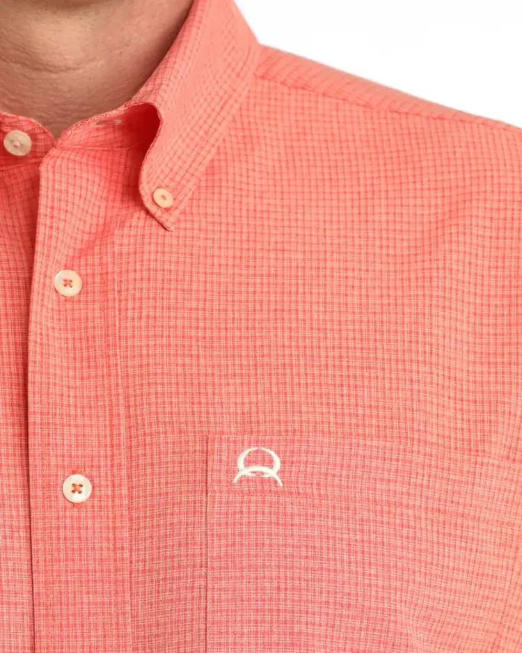 Cinch Arenaflex Red Plaid Button Down