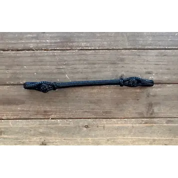 Traditional Rawhide Braiders Rawhide Bit Hobble Black