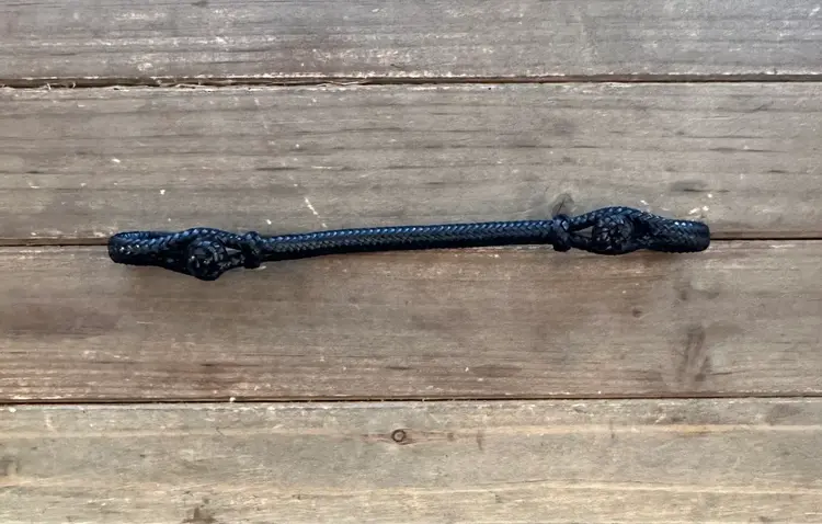 Traditional Rawhide Braiders Rawhide Bit Hobble Black