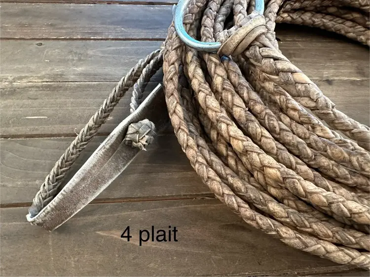 Traditional Rawhide Braiders Traditional Rawhide Reata 4 Plait 60ft