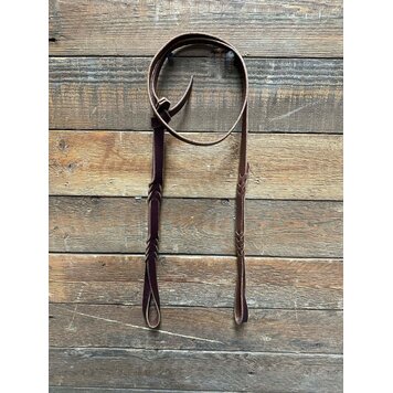 Traditional Rawhide Braiders Bosal Hanger Latigo Harness Leather Reddish Brown