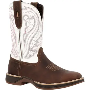 Durango Lady Rebel Ultra Lite Coffee Crazy Horse White