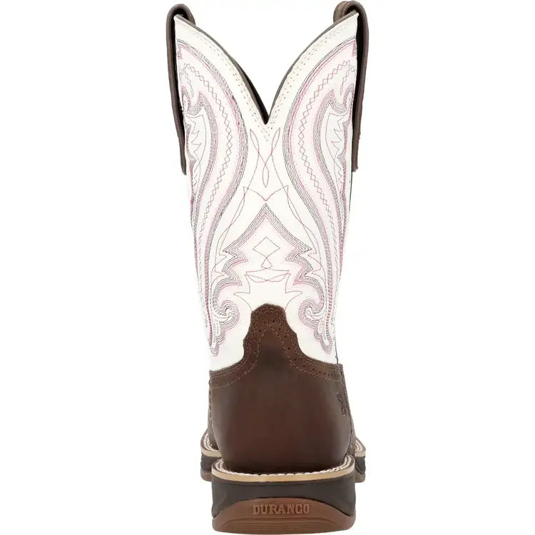 Durango Lady Rebel Ultra Lite Coffee Crazy Horse White