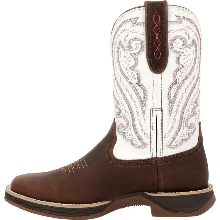 Durango Lady Rebel Ultra Lite Coffee Crazy Horse White