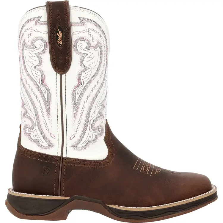 Durango Lady Rebel Ultra Lite Coffee Crazy Horse White