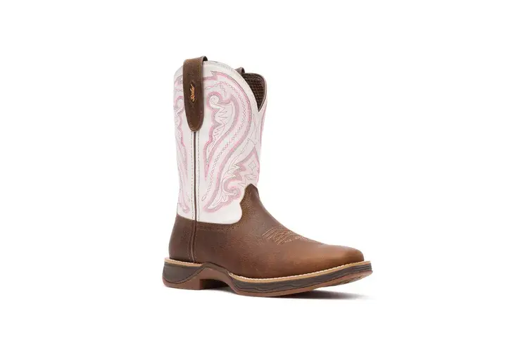 Durango Lady Rebel Ultra Lite Coffee Crazy Horse White