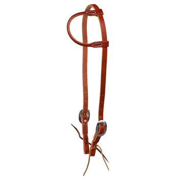 Berlin Custom Leather Rolled Ear w/ Tie Stainless Buckle