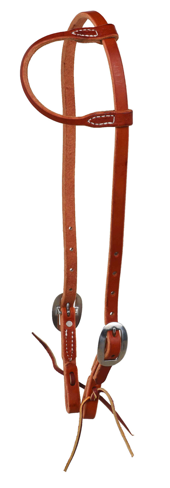 Berlin Custom Leather Rolled Ear w/ Tie Stainless Buckle