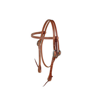 Berlin Custom Leather Browband w/ Stainless Buckles
