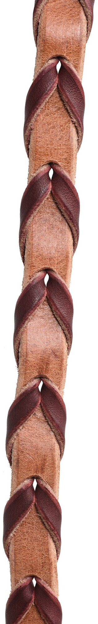 Berlin Custom Leather Laced Barrel Rein 5/8" x 7.5' Oiled