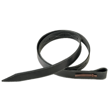 Berlin Custom Leather Black Stitched On Side Billet