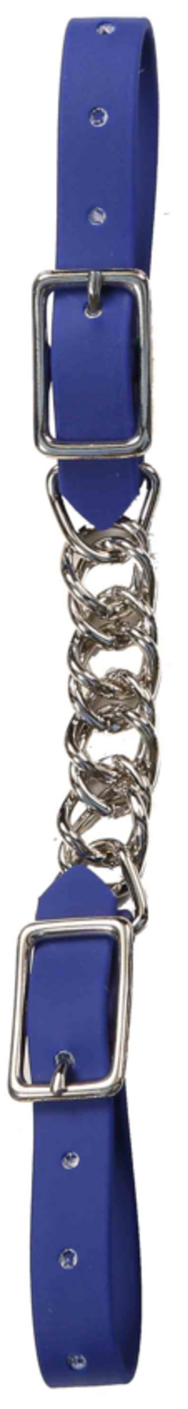 Berlin Custom Leather Biothane Twisted Chain Curb Royal Blue