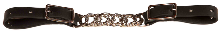 Berlin Custom Leather Biothane Twisted Chain Curb Black