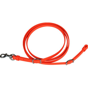 Berlin Custom Leather Biothane Roper Rein Orange